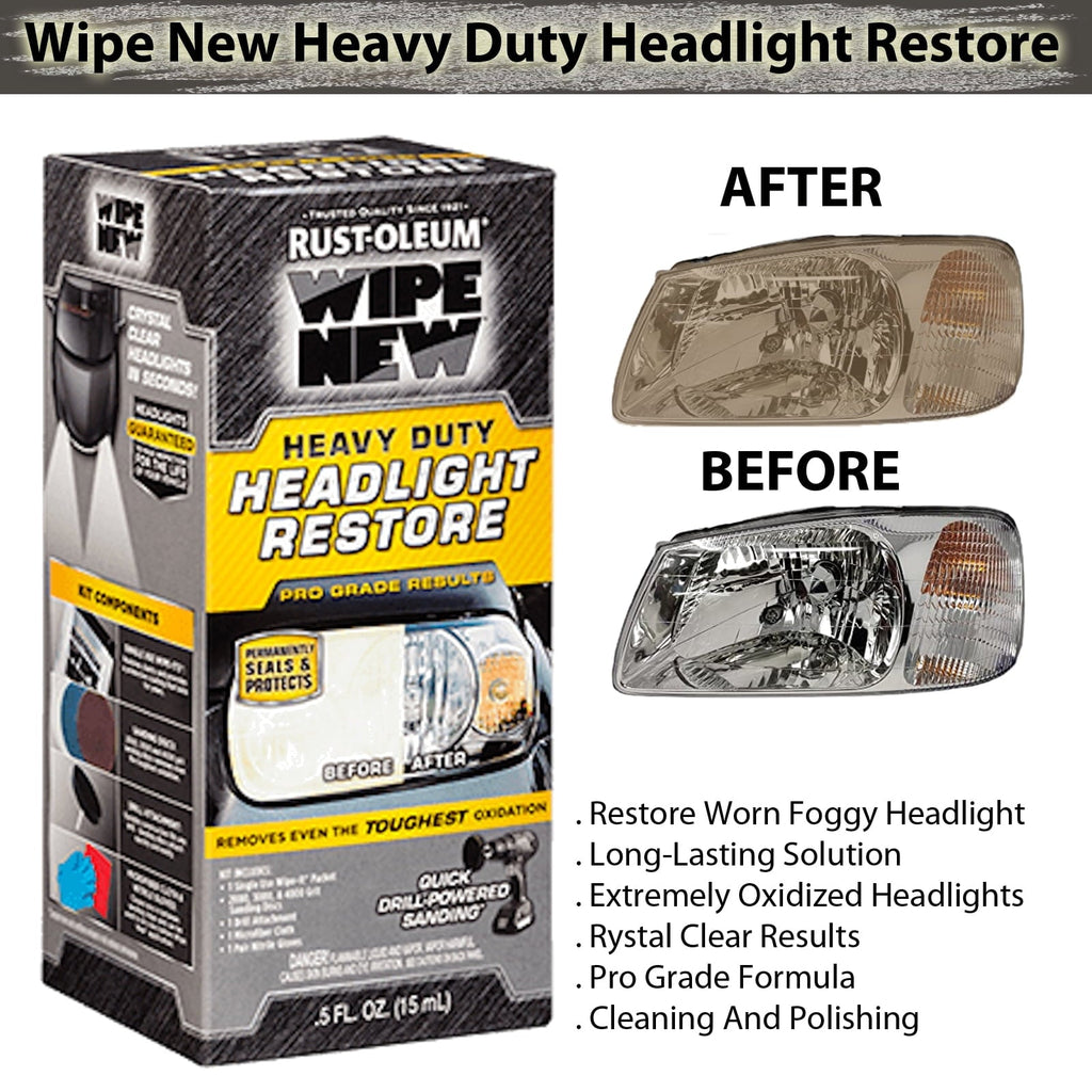 Wipe New Heavy Duty Headlight Restore
