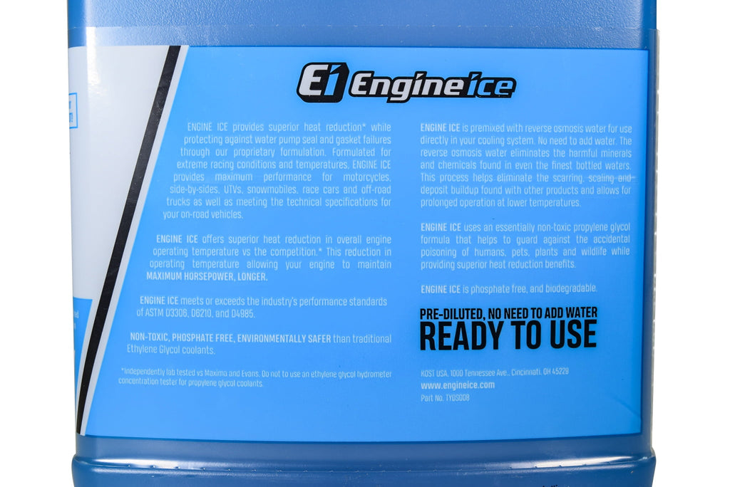 Engine Ice 1/2 Gal Hi-Performance Non-Toxic TYDS008 Coolant 64oz - 3 Pack