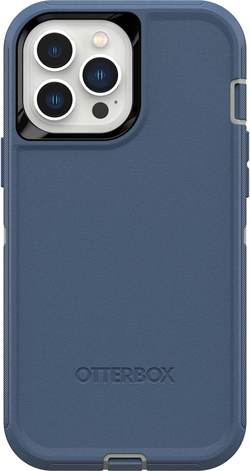 OtterBox Defender Series Screenless Edition Case for iPhone 13 Pro Max & iPhone 12 Pro Max Only - Case Only - Non-Retail Packaging - Fort Blue