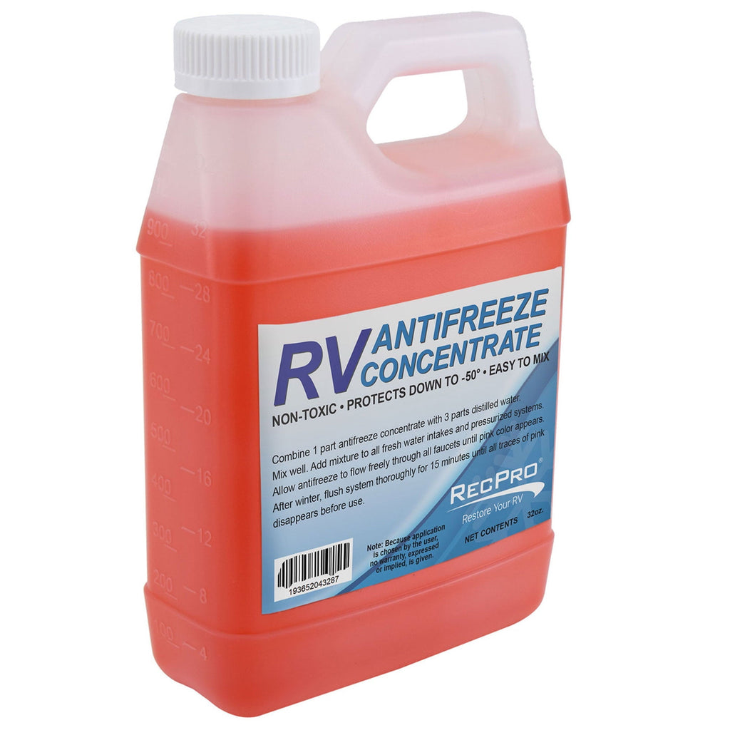 RecPro RV Antifreeze Concentrate Fluid for Winterizing Vehicles (3 Pack)