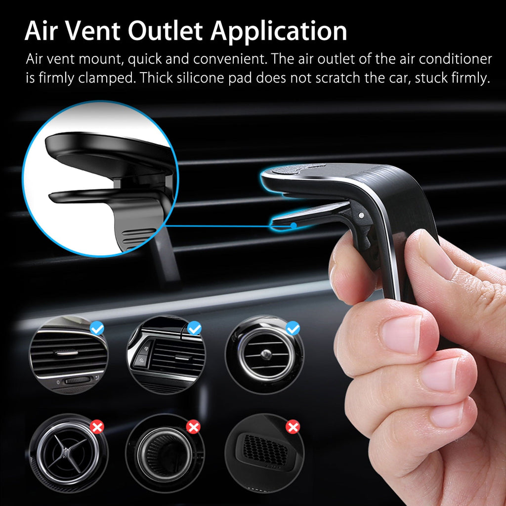 Magnetic Phone Car Mount, TSV Universal Air Vent Cellphone Holder with Strong Magnet Fit for iPhone 14 13 12 Pro Max, Samsung Galaxy Note20 Ultra