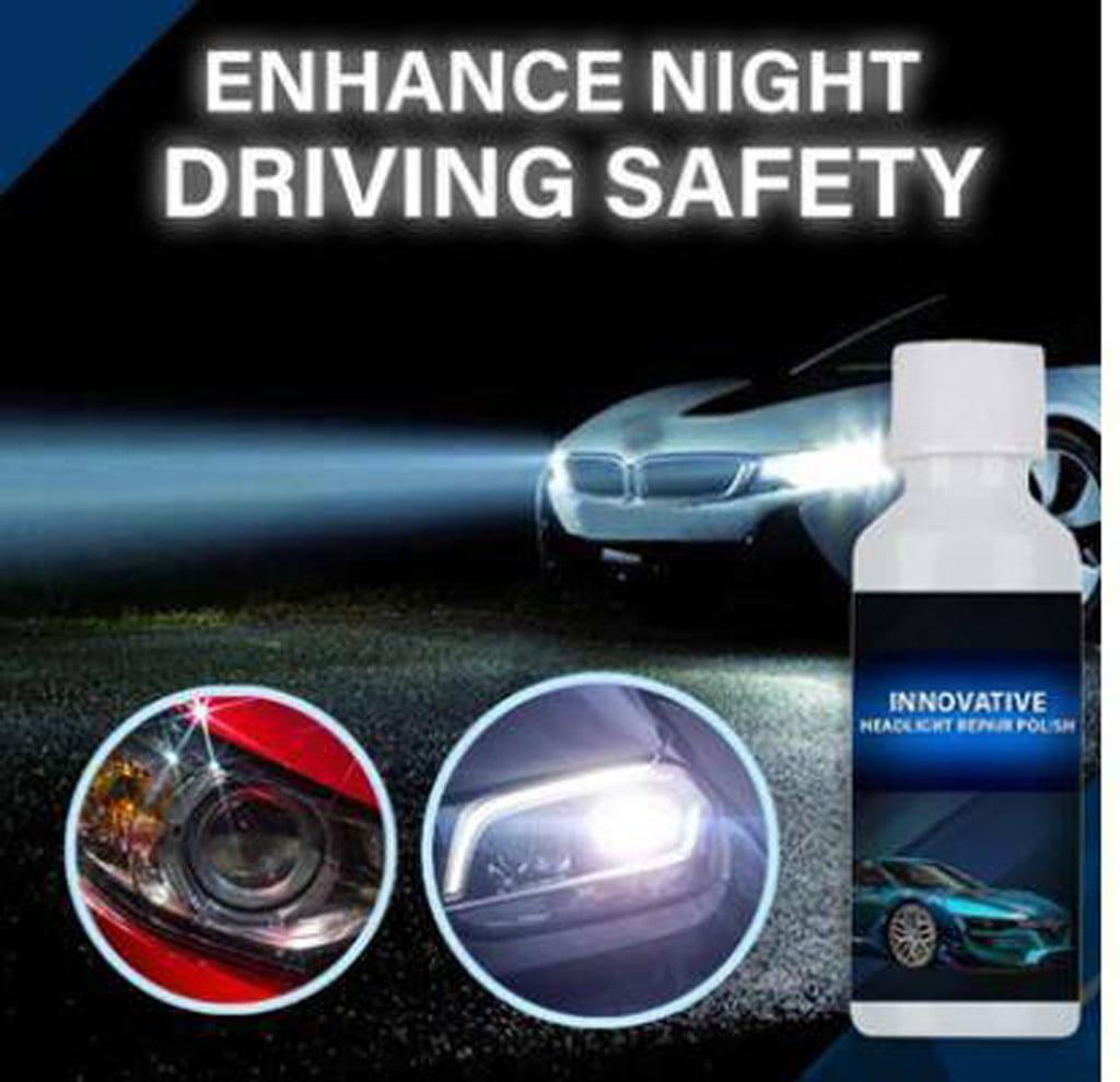Silicone Can Cover Headlight Renewals Polish Car Repair Kit Headlight Repair Liquid Cleaning 20ml Brush Spray Instant Dry