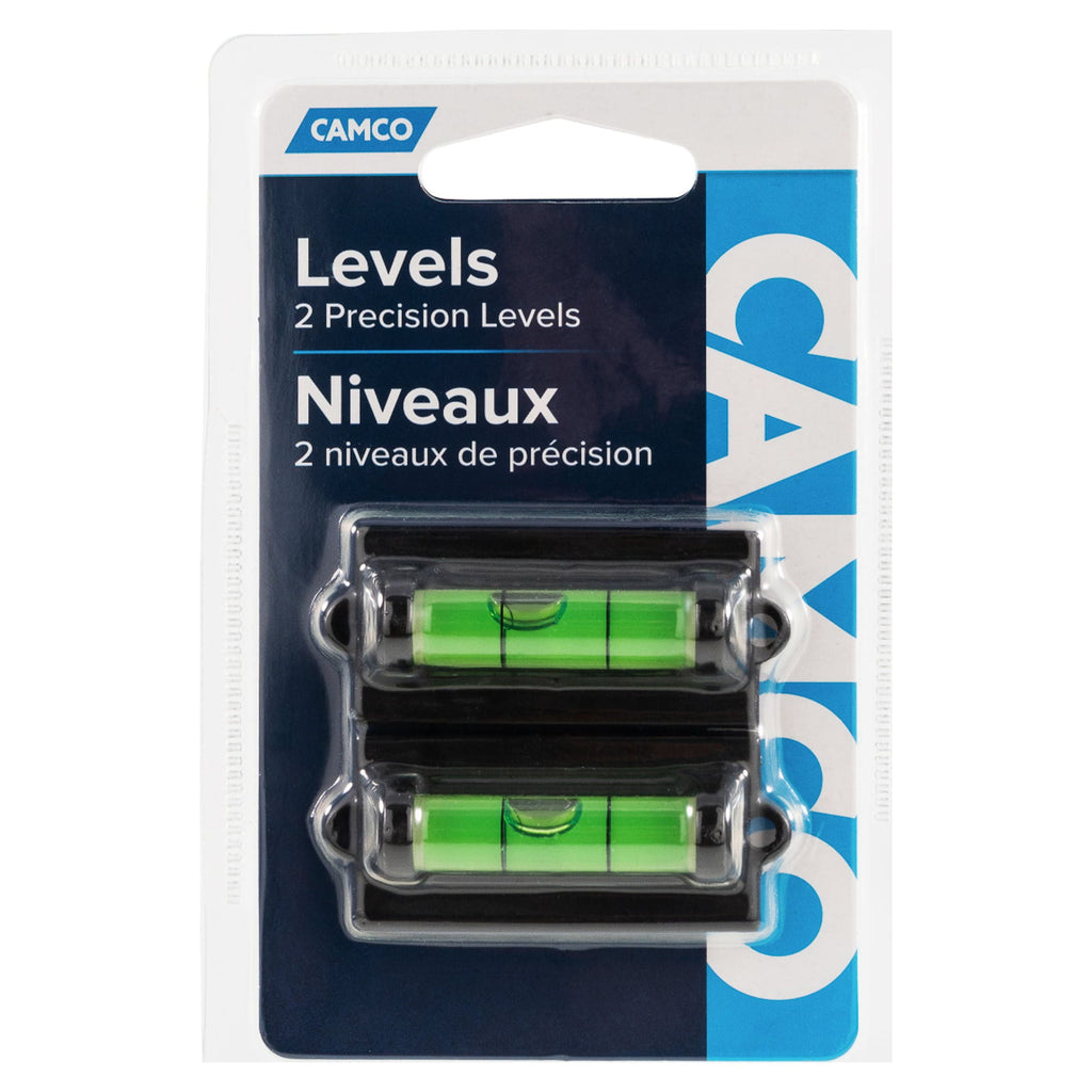 Camco Camper/RV Standard Level | Features Back-to-Back or Side-to-Side Leveling, 2-Pack (25523)