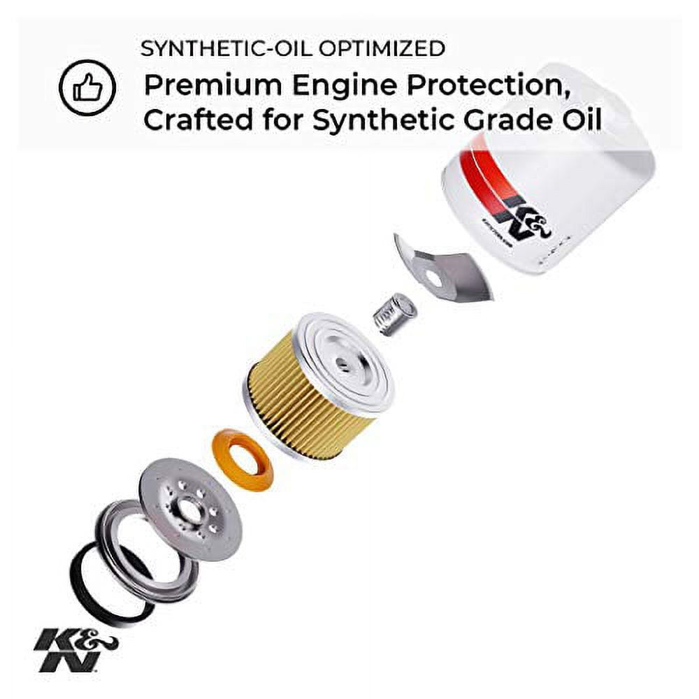 K&N Premium Oil Filter: Designed to Protect your Engine: Fits Select INFINITI/MAZDA/NISSAN/SUBARU Vehicle Models (See Product Description for Full List of Compatible Vehicles), HP-1008