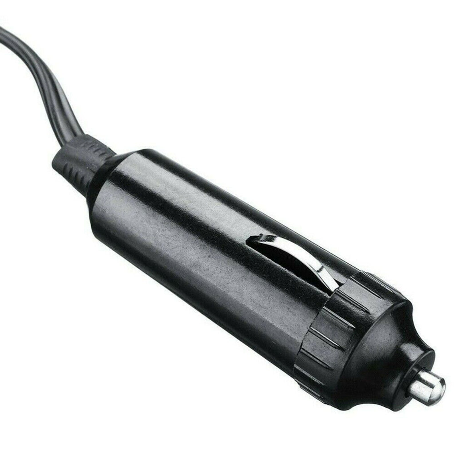 Car Defroster Defogger 12V Truck Car Heat Cooling Fan, Portable Car Heater, Plug Adjustable Thermostat in Cigarette Lighter 150W 3-Outlet Plug USB, Black