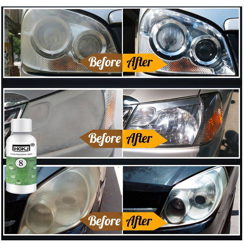 HGKJ-8 Car Lens Restoration Kit Headlight Brightening Headlight Repair 20ML