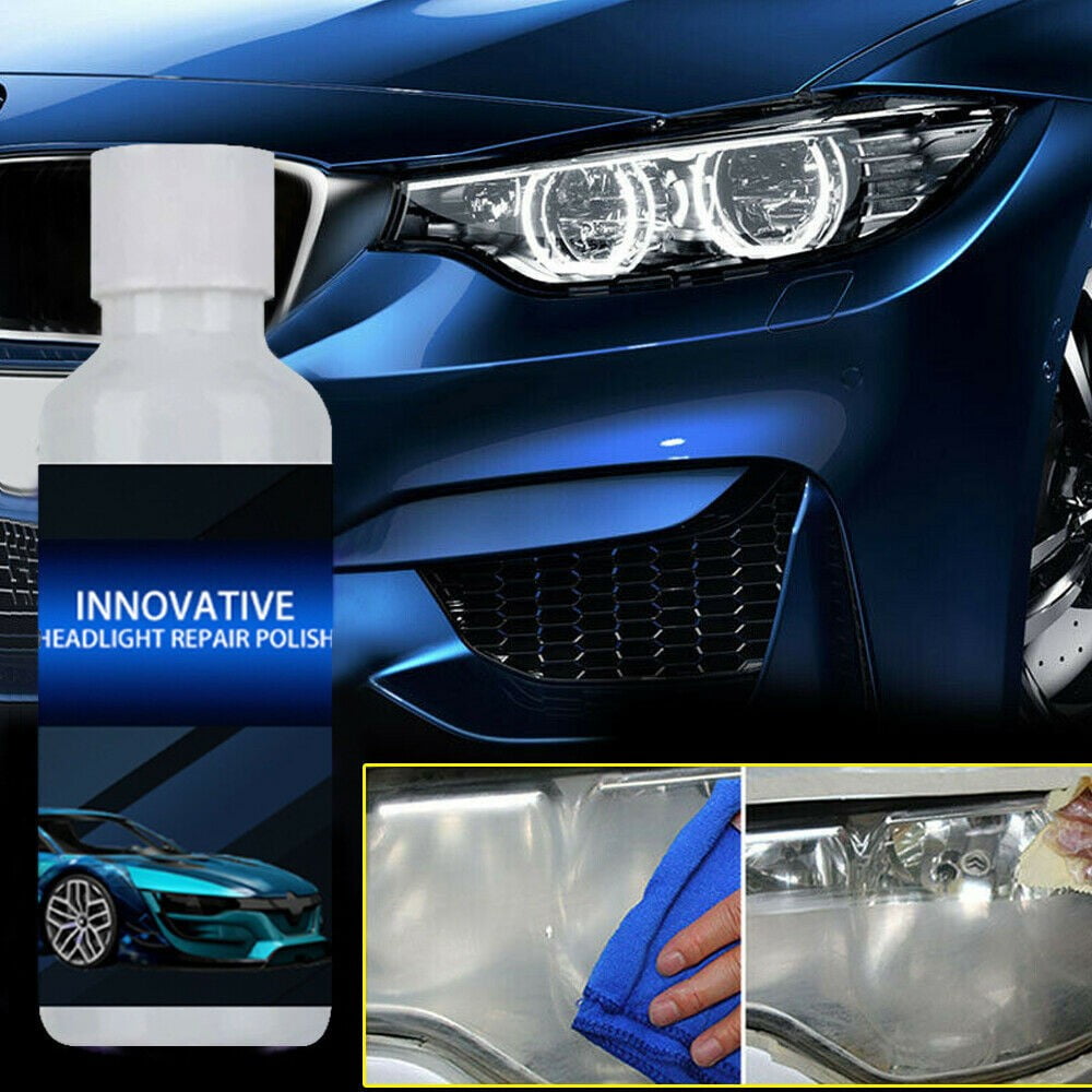 Car Headlight Cover Len Restorer Repair Liquid Polish Cleaner Accessories 20ml