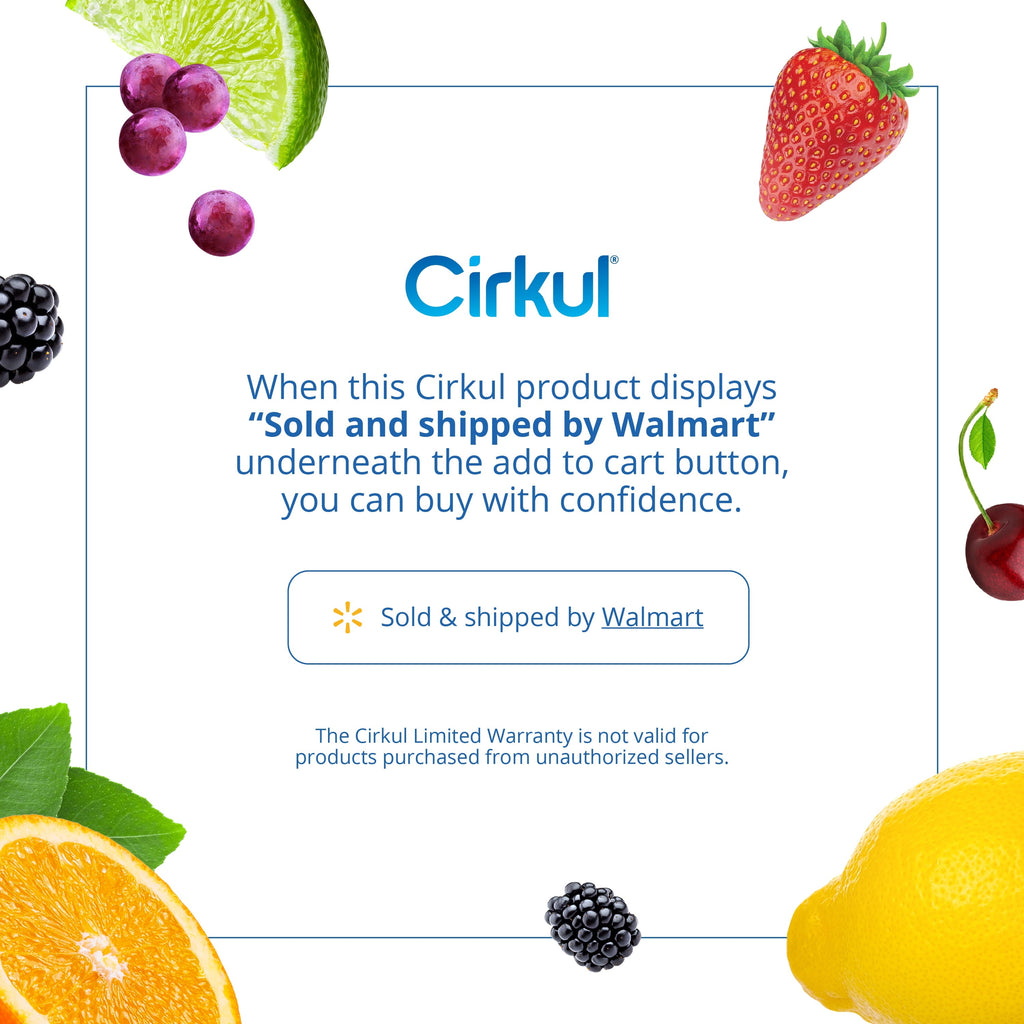 Cirkul GoSip Blue Raspberry Flavor Cartridge, Drink Mix, 1-Pack