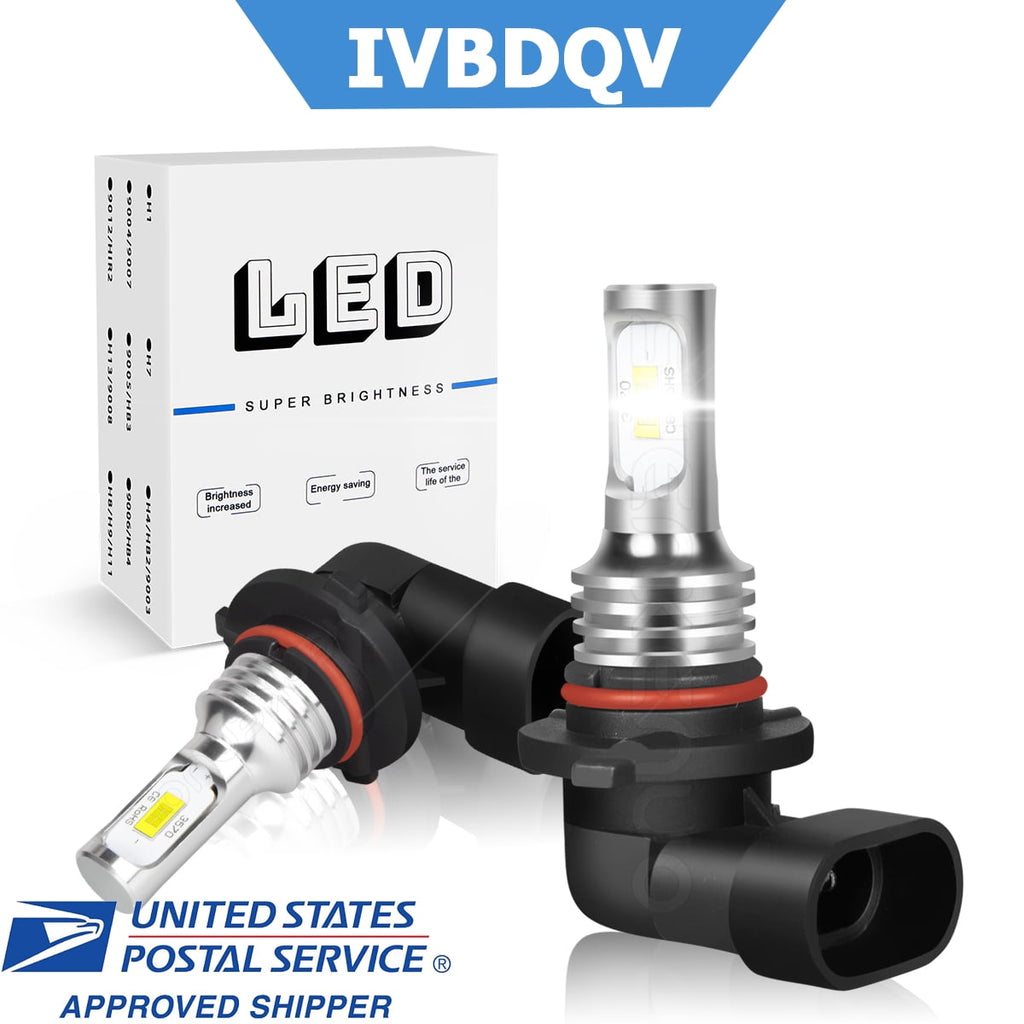 IVBDQV For Toyota Corolla 1993-1997 2001-2013 LED Headlight Bulbs High / Low 9005 9006 6000K White 2pcs