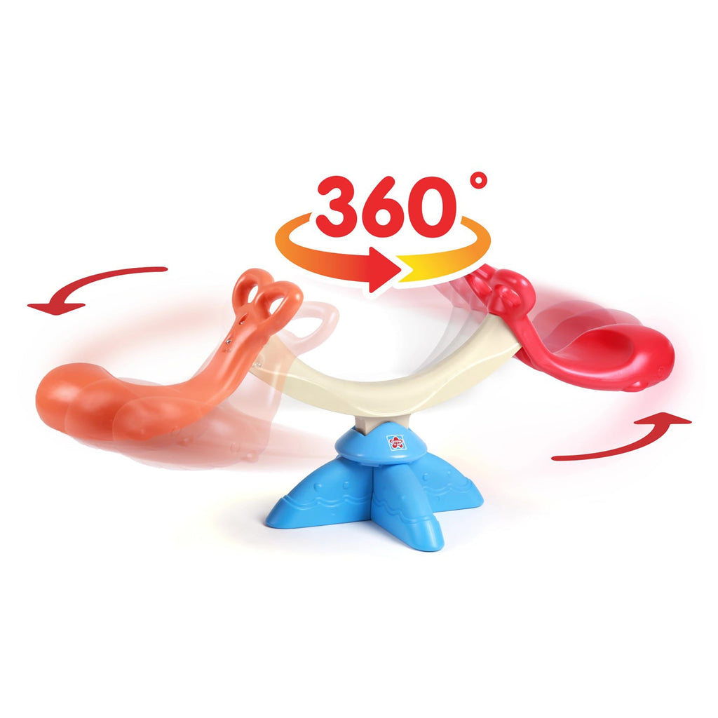 Grow'n up: Happy Whale Seesaw - Indoor & Outdoor Use, For Ages 2 to 5 Years