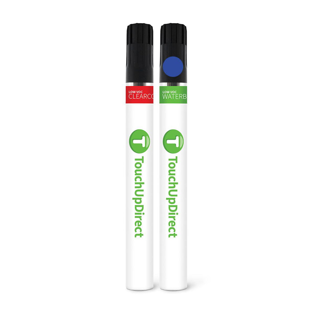 TouchUpDirect J8U Quartz Blue Pearl for Subaru Exact Match Touch Up Paint Brush - Essential Package