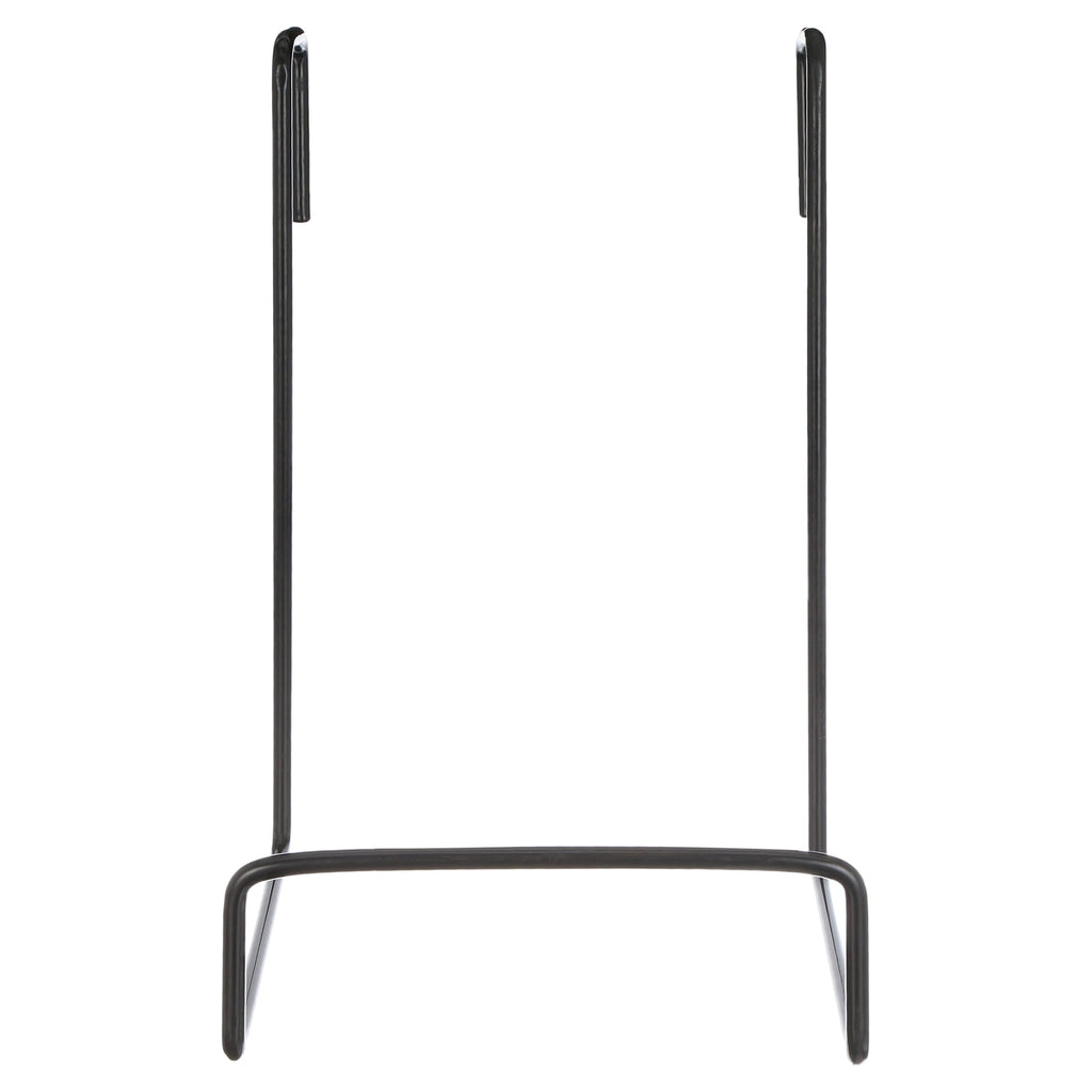 Camco Heavy Duty Chair Rack, Hook on RV Ladder to Support Folding Chairs, Picnic Chairs, and Beach Chairs During Travel, Black 51490