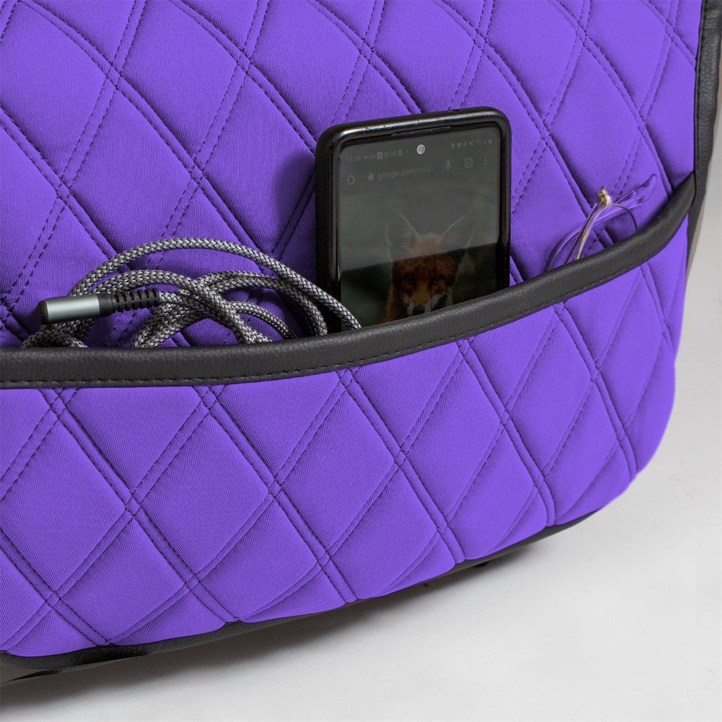 FH Group AFFH1016PURPLE  Universal Purple Neosupreme Car Cushion Seat Covers with Air Freshener