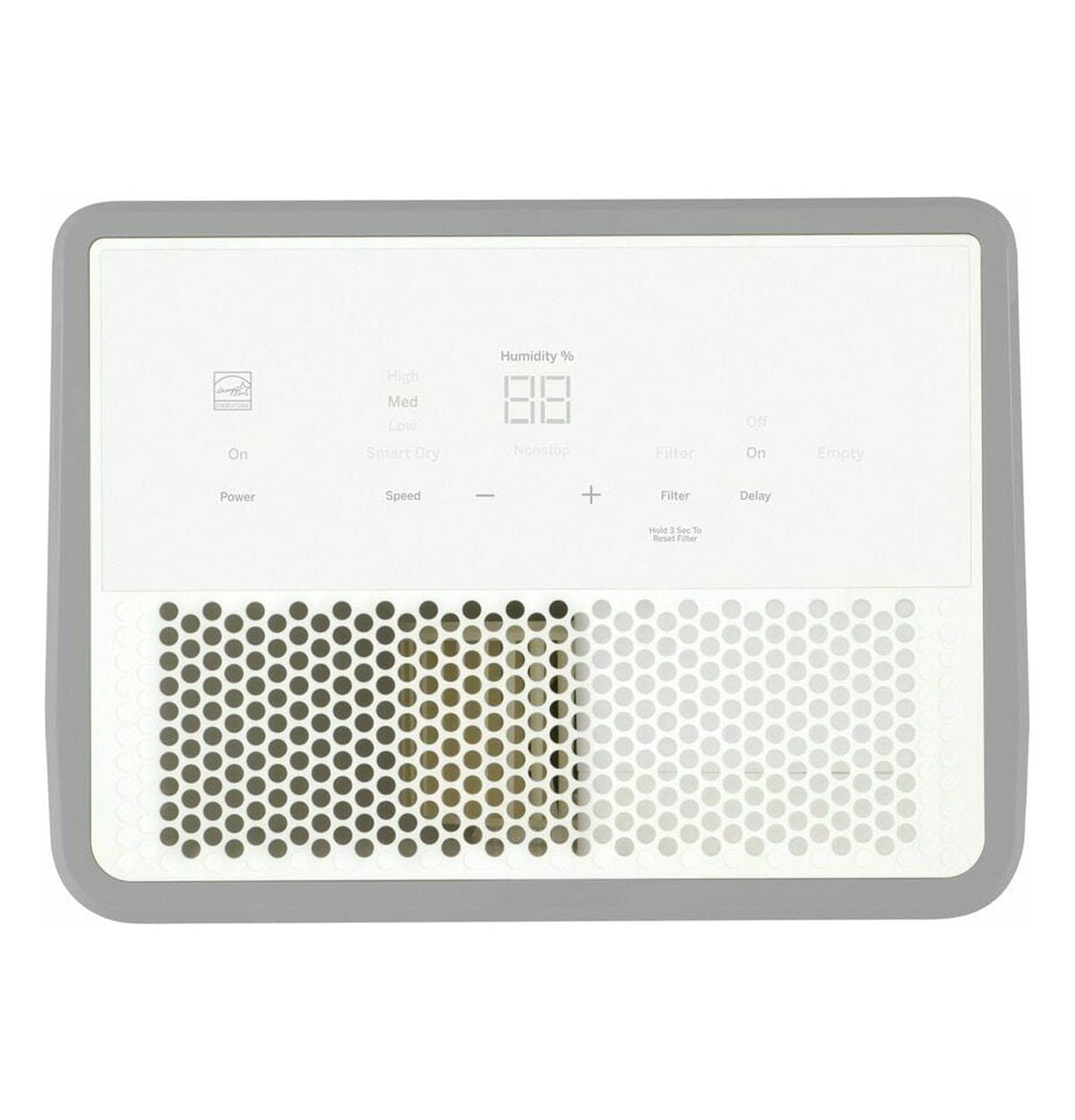 GENERAL ELECTRIC 35-Pint Portable Dehumidifier with Drain, White, Factory Reconditioned