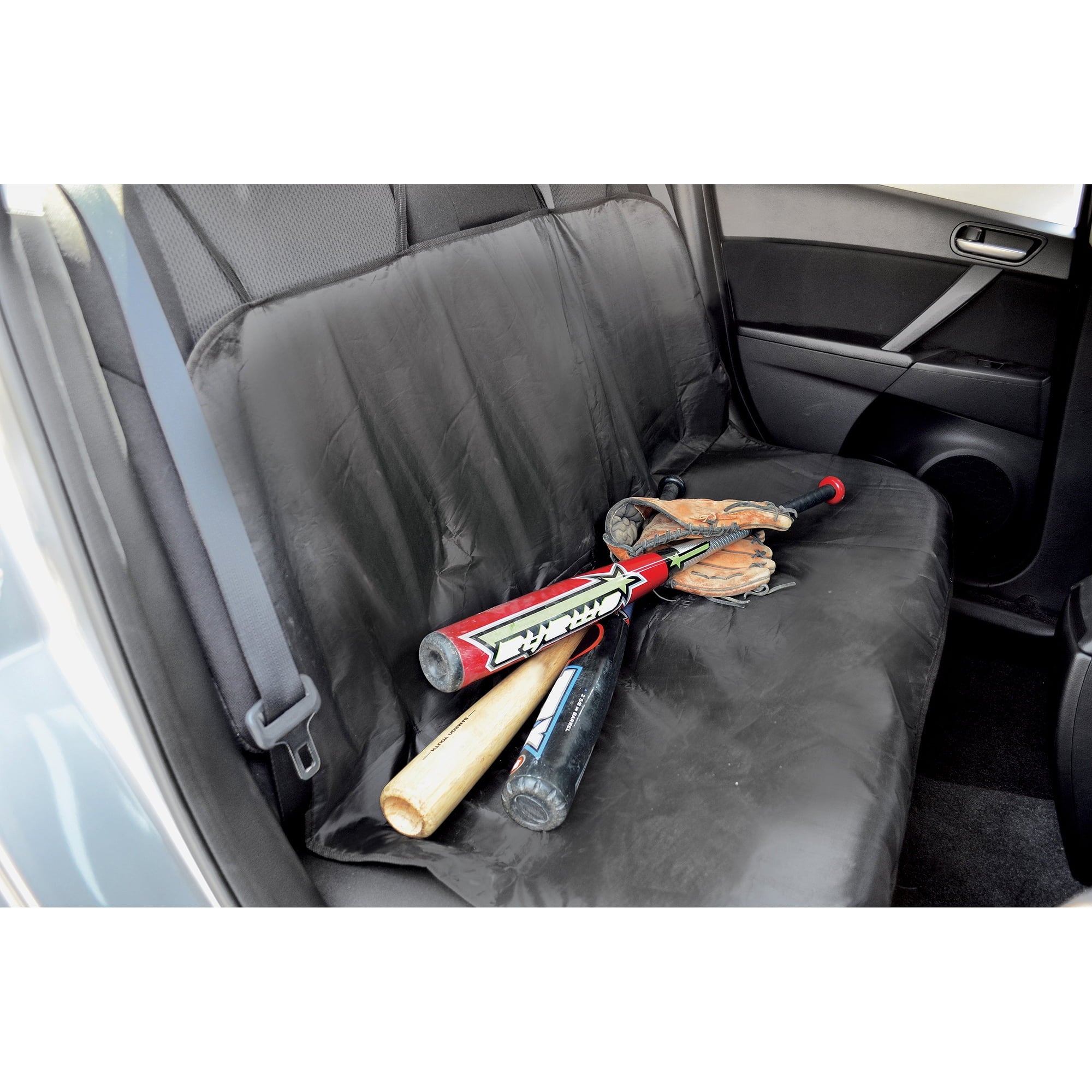 Auto Drive Water Resistant Rear Bench Seat Protector, Black