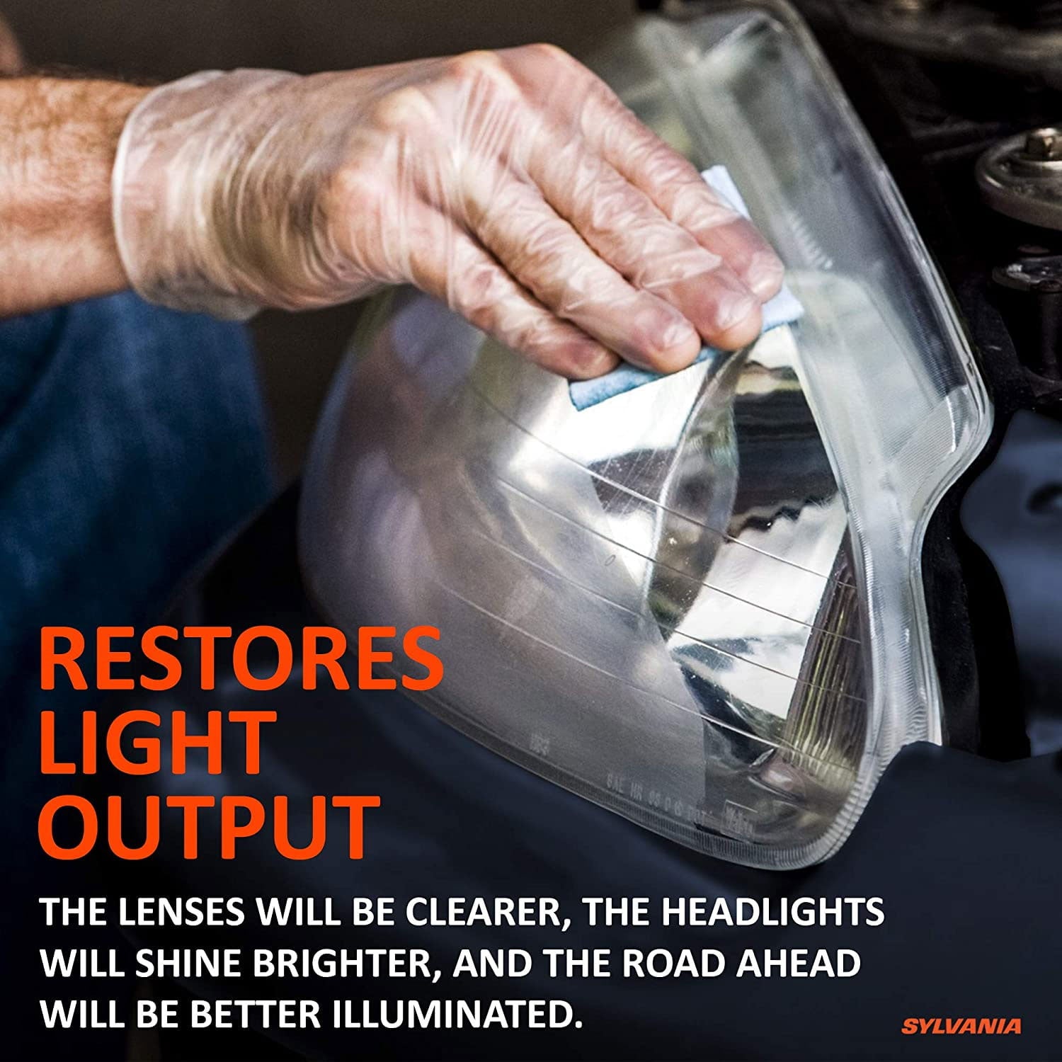 Sylvania HRK.BX Automotive Car Headlight Lens Restoration Kit Detailing Supplies