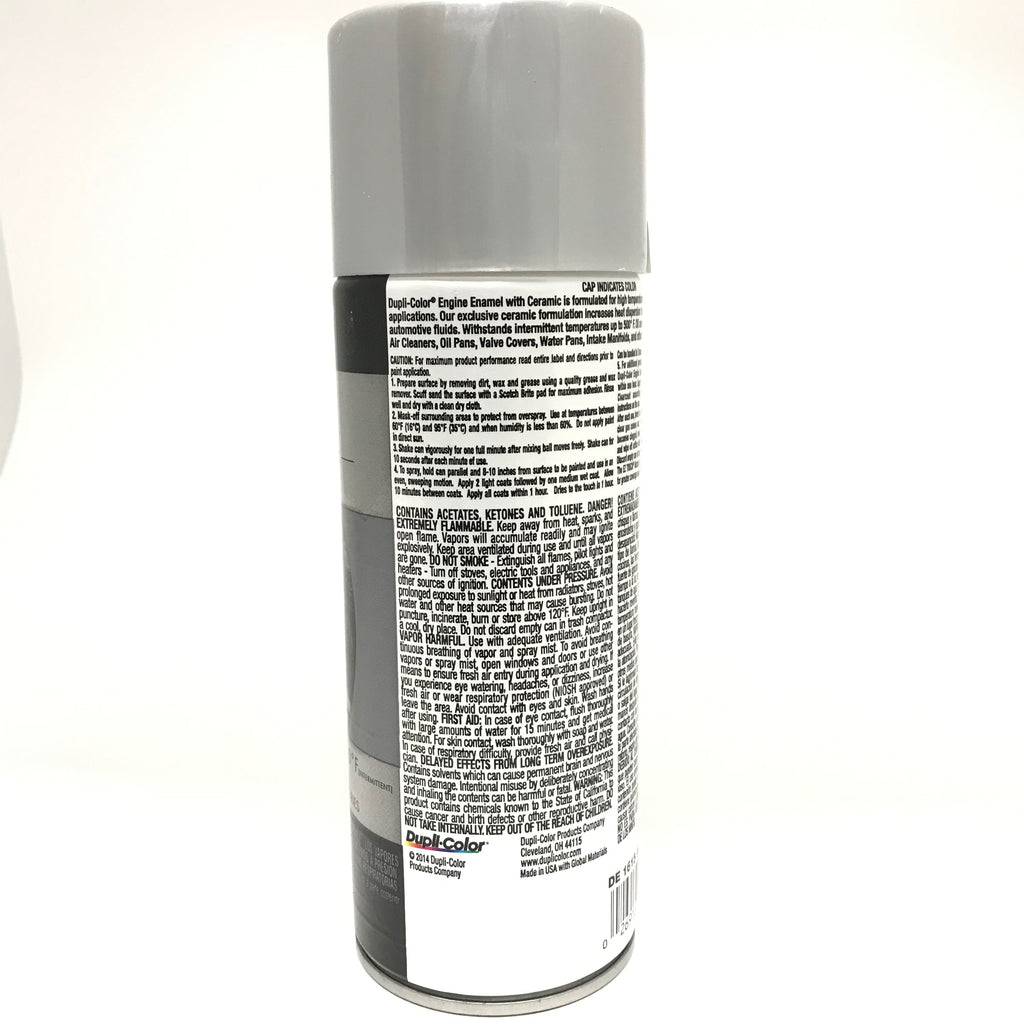 Duplicolor DE1615-4 Pack Engine Enamel Paint with Ceramic, Aluminum Color -12 oz