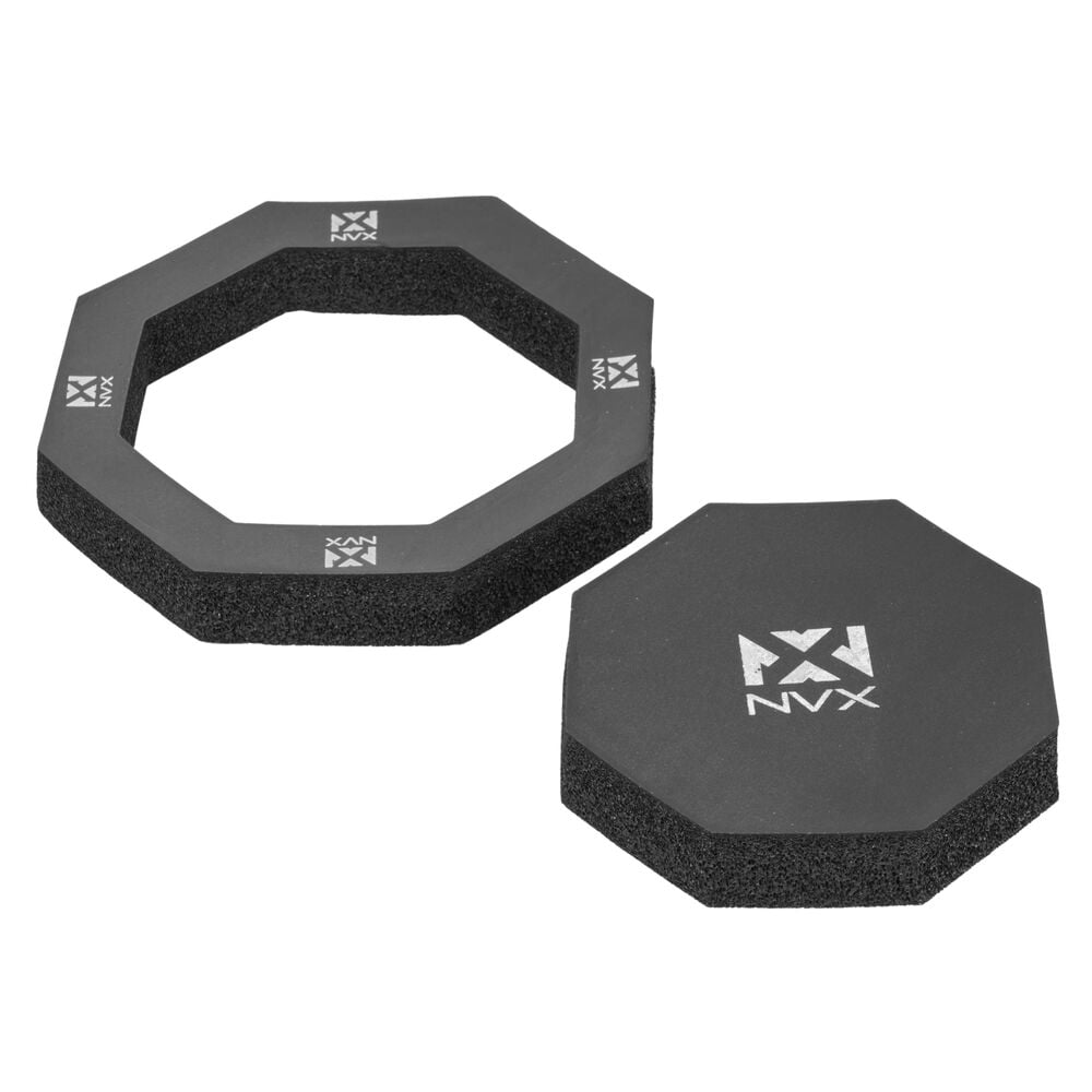 NVX FRING4 2 Piece Foam Speaker Ring Kit for 4" Drivers with Egg Crate Foam Base