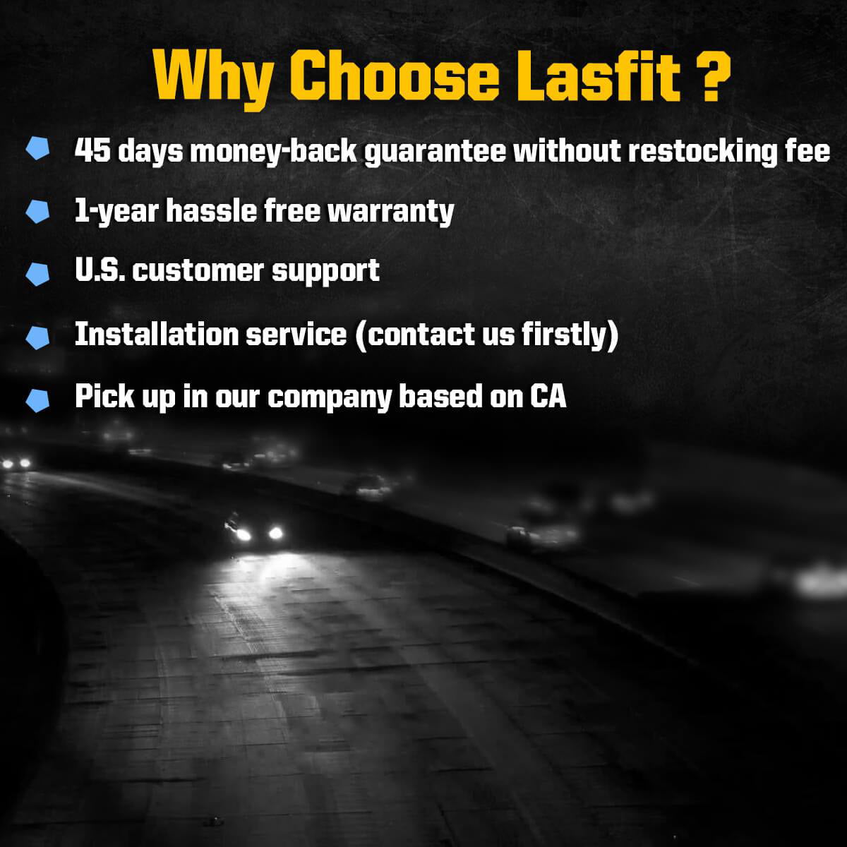 Lasfit H8 H9 H11 LED Headlight Bulbs,High/Low Beam/Fog Light H11 LED Bulbs 50W 5000LM 6000K | 2 Bulbs