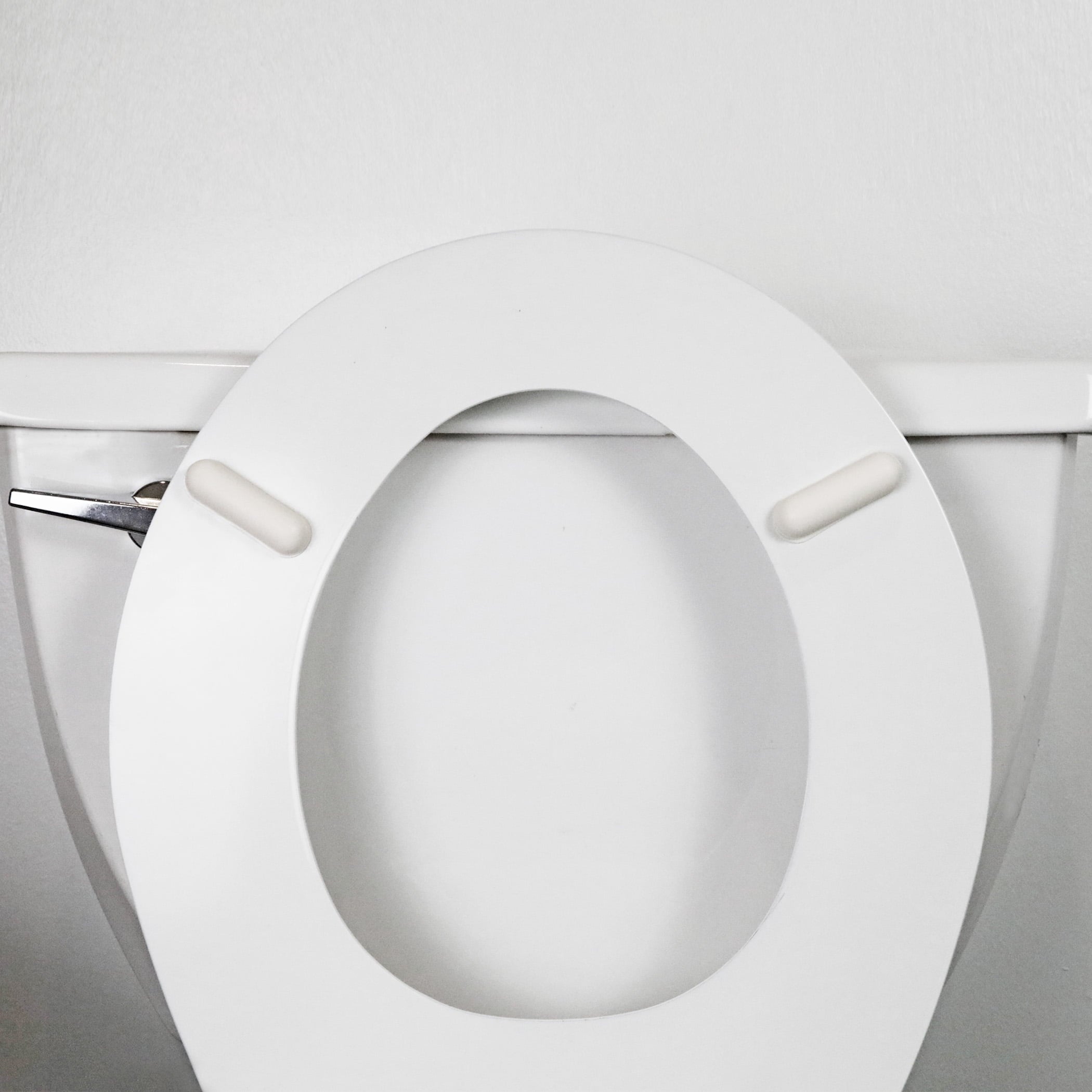 Danco Universal Rubber Stick-on Round Toilet Seat Bumpers, 4-Piece, 0.01 lbs (10062)