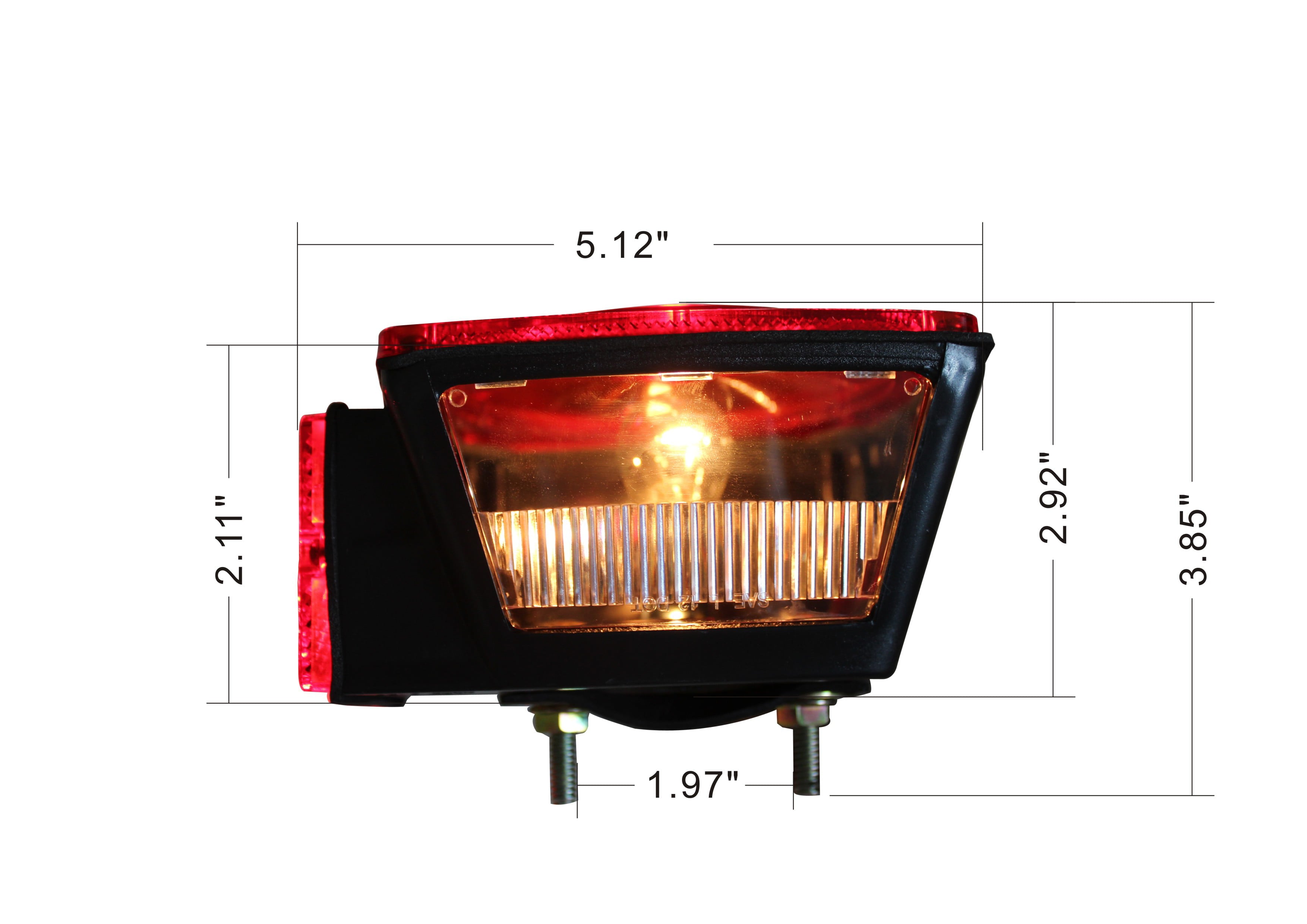 MaxxHaul 70094 12V Trailer Light Kit (Under 80")