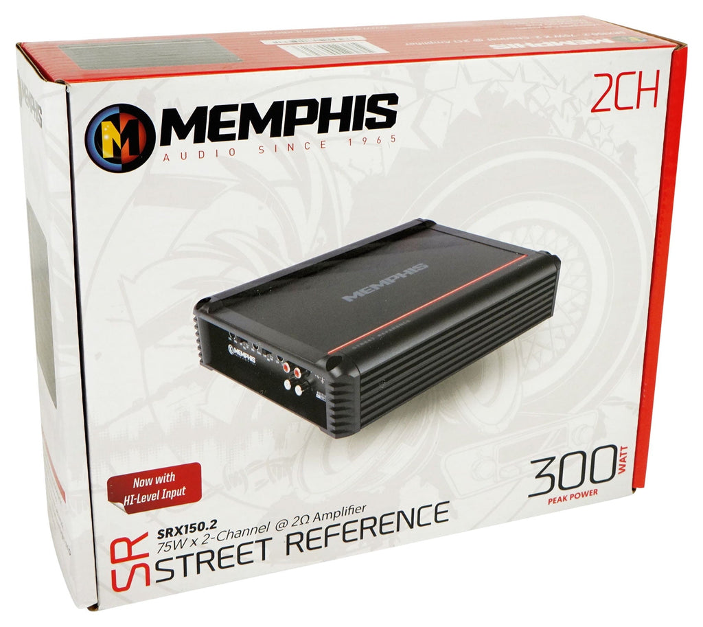 Memphis Audio SRX1240 500w Peak / 250w RMS 12" SRX Car Audio Subwoofer+Amplifier