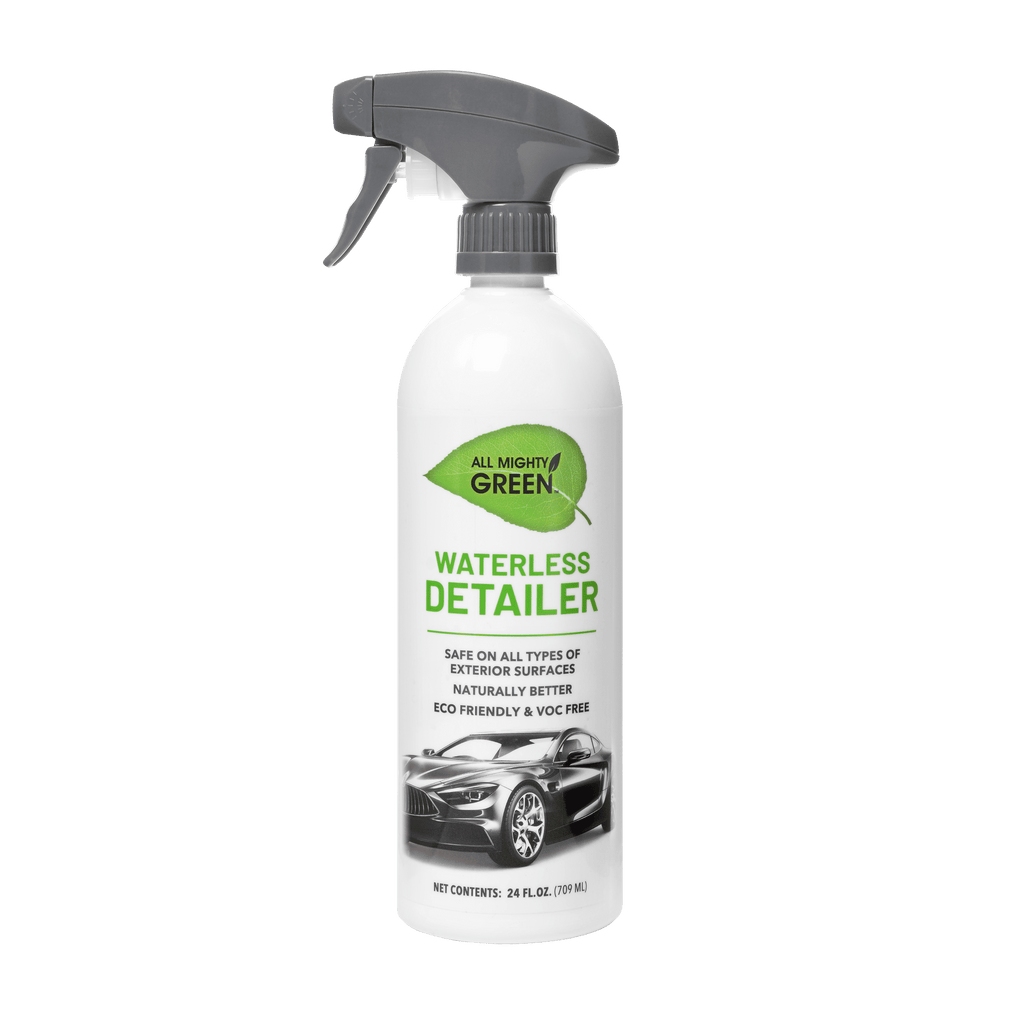 All Mighty Green Eco-Friendly 3 Piece Car Cleaning Combo Set, Interior Surface Cleaner, Tire Shine, Wheel Cleaner with UV Protection, 24 Oz (3-Pack)
