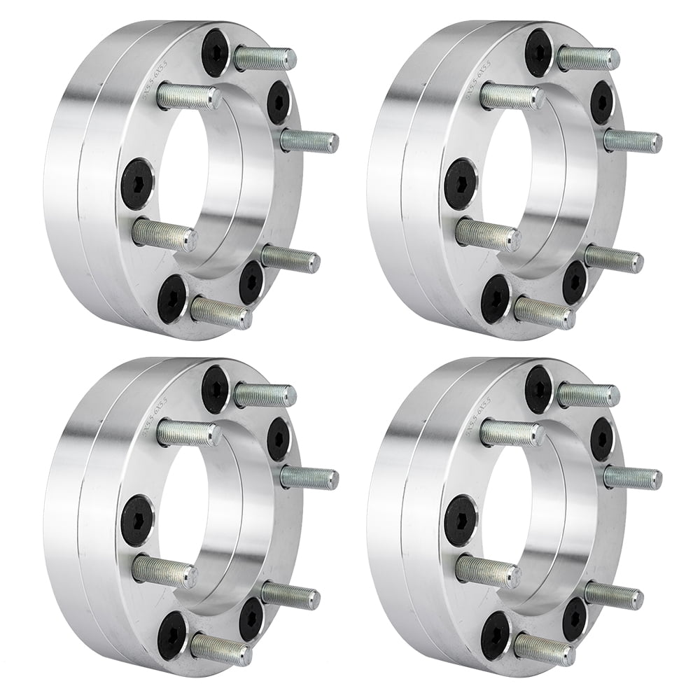 Happydeer 2X Wheel Adapters 5 Lug 5.5 To 6 Lug 5.5 Spacers 5x5.5 To 6x5.5 2" For Jeep Ford