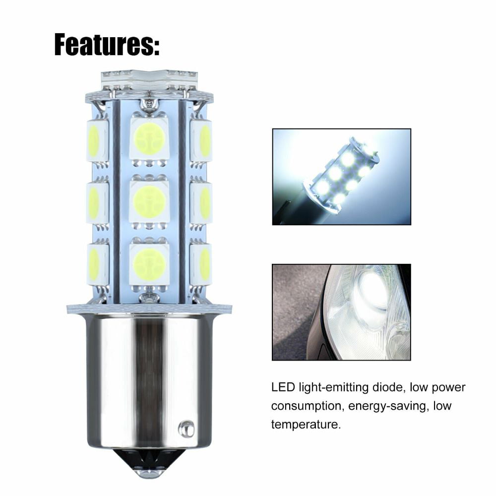 20 Pcs RV Interior LED Light Bulbs, EEEkit BA15S 1156 Bright 7506 1141 1003 13-SMD-5050 6000K, Pure White Replacement Lamps,for Car Rear Turn Signal Lights Interior RV Camper 12V
