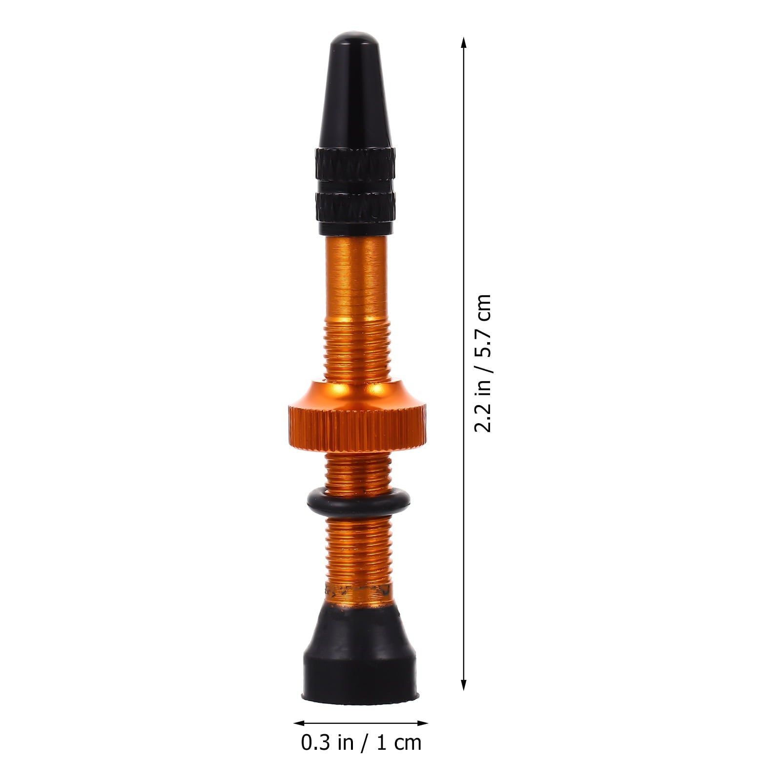 1 Pair Bike Tire Valves Stems Metal Tubeless Valves Stems Bike Tire Valves Stems