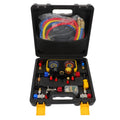 1 Set 4 Way A/C Manifold Gauge Set Fits R134A R410A R32 R22 Refrigerants