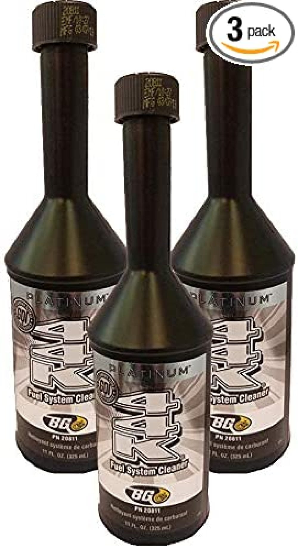 3 Bottles of New BG 44K Platinum