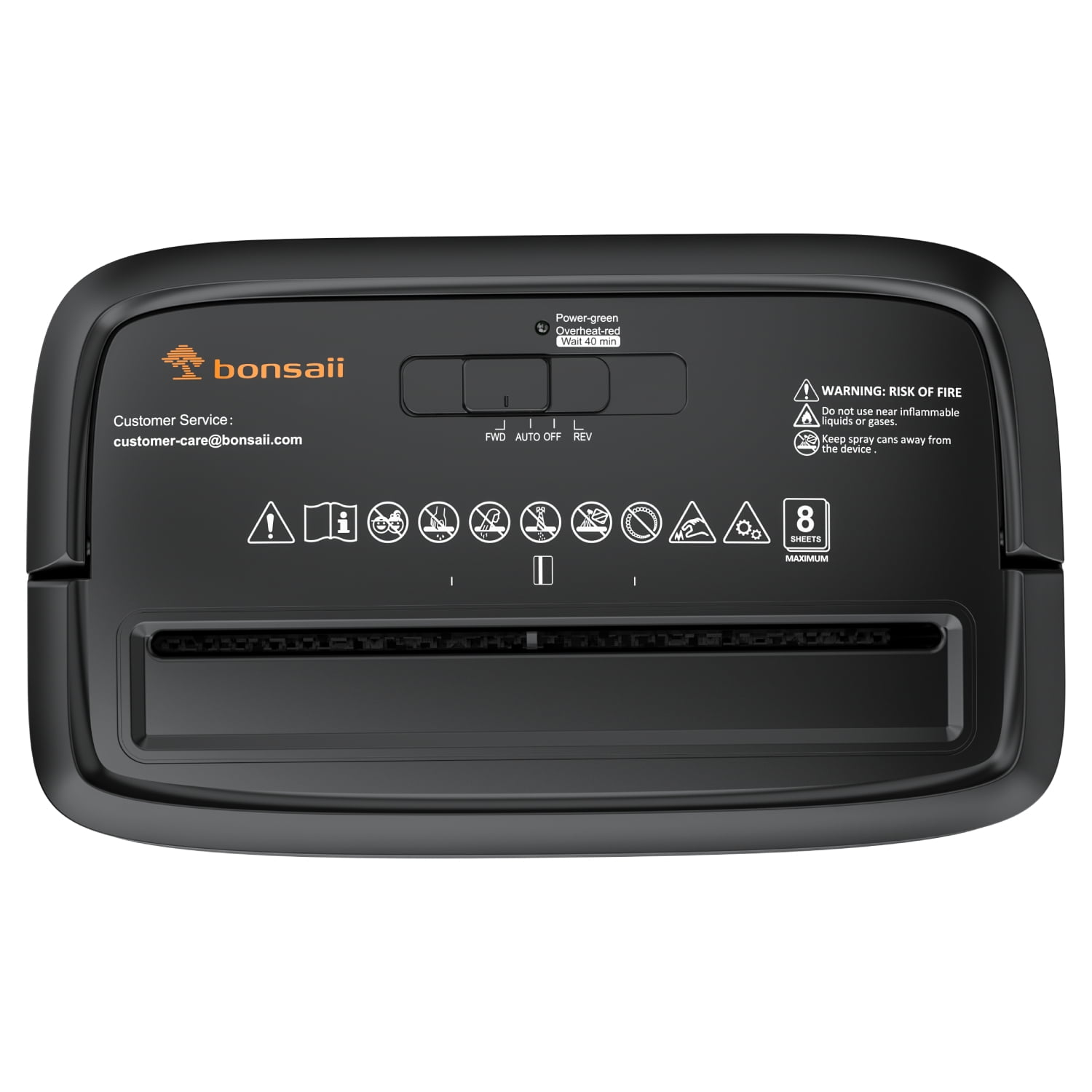8-Sheet Cross Cut Paper Shredder for Home Office Use