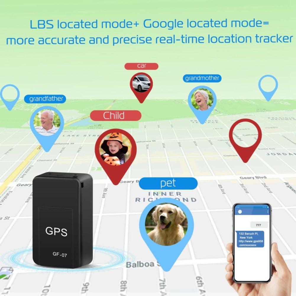 GF07 Mini GPS GSM/GPRS Car Tracking Locator Device Sound Recording Microtracker Loss preventer Tracker retainer