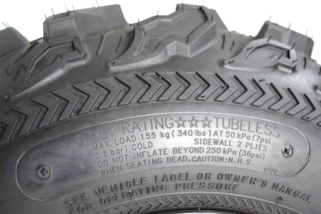 Kenda Bear Claw EX (2) 25x8-12 Front & (2) 25x11-10 Rear ATV 6 PLY Tires 4 Pack Set