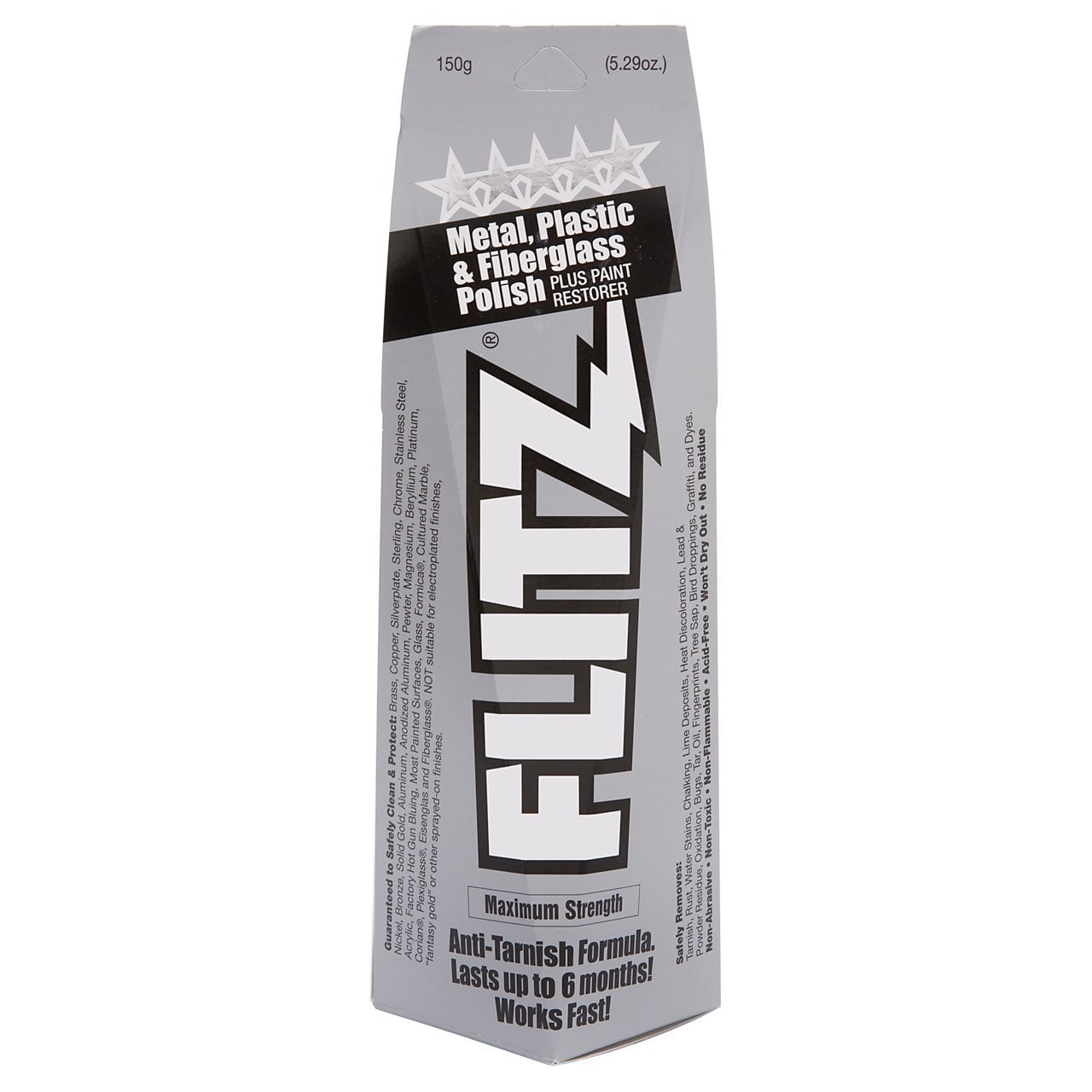 Flitz BU-03515 Blue Metal, Plastic and Fiberglass Polish Paste - 5.29 oz
