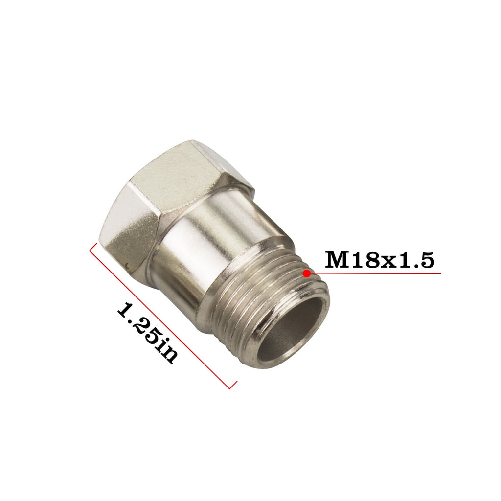 3mirrors 02 Sensor Extension Car Cel Fix Check Engine Light Adapter Oxygen M18X1.5 32mm 1.25in, 10-Pack Fits select: 2011-2018 FORD F150, 2013-2018 NISSAN ALTIMA
