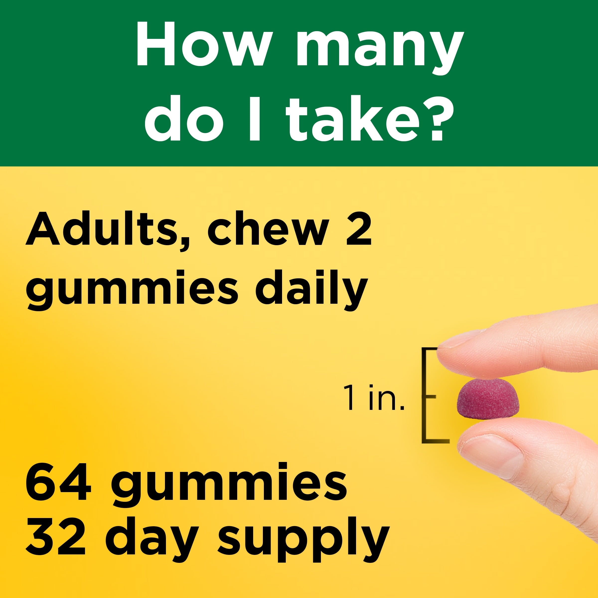 Nature Made High Absorption Magnesium Citrate 200 mg Per Serving Gummies, 64 Count