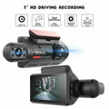 1080P Full HD Car Dash Cam Front And Inside Camera Car DVR Camera Wide Angle with Night Vision, G-Sensor, Crash Detection, Parking Monitor, Loop Recording