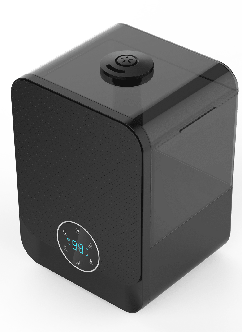 Better Homes & Gardens 1.6 Gal Ultrasonic Warm/Cool Mist Humidifier with Remote, Black