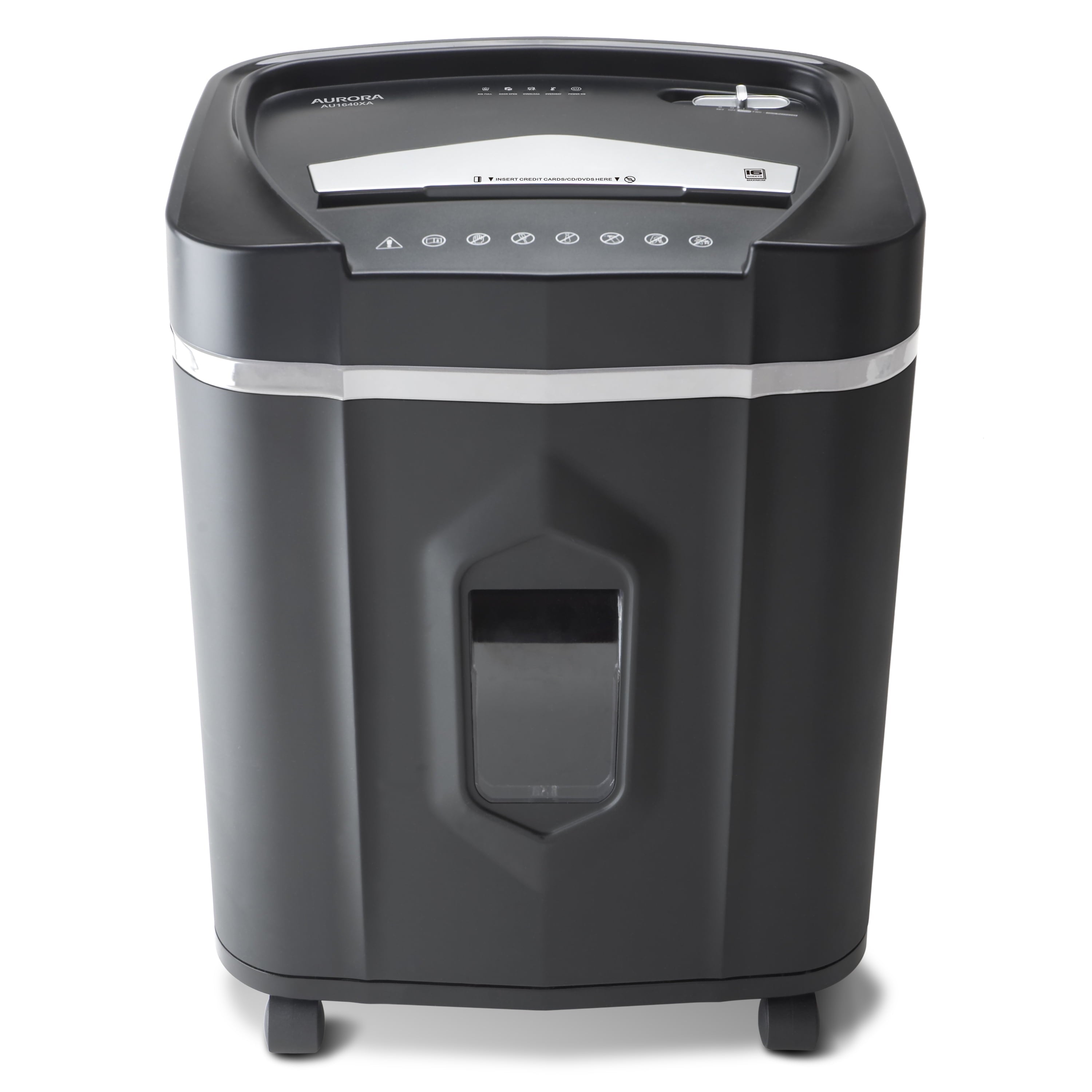 Aurora 16-Sheet crosscut pullout basket, Anti-Jam, CD, 30 min Duty cycle
