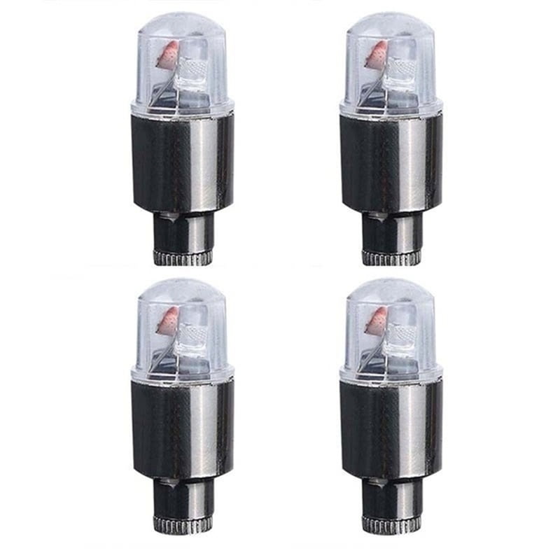 2/4 Pcs LED Car Bike Wheel Tire Tyre Valve Dust Cap Spoke Flash Lights Car Valve Stems & Caps Accessories