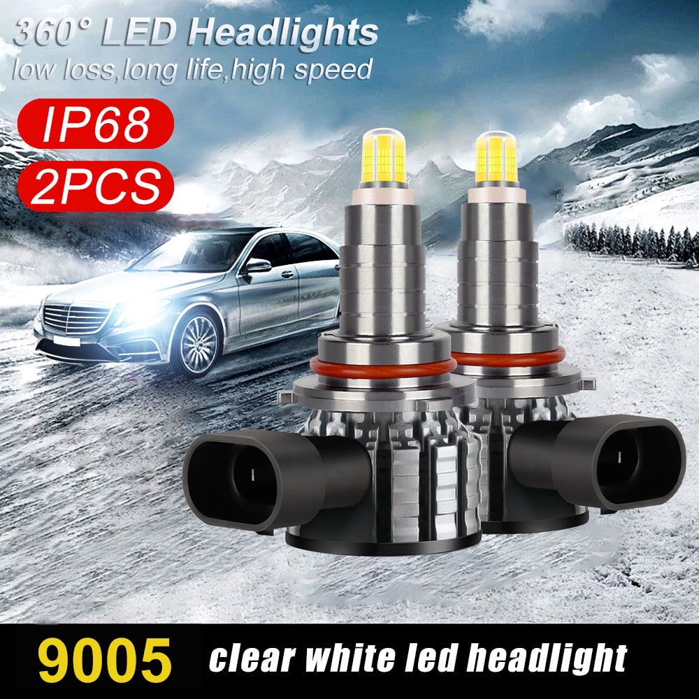 For Chevrolet Colorado 2021 2020 2 PCS 9005 HB3 LED Headlight Super Bright Bulbs Kit White 15000LM High/Low Beam