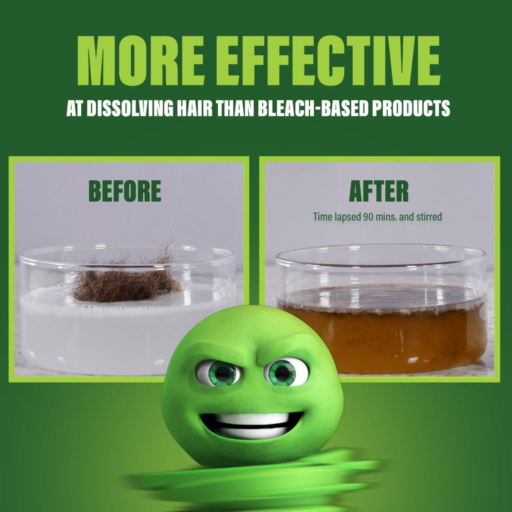 Green Gobbler Drain Clog Remover & Cleaner for Toilets, Sinks, Showers  Septic-Safe,  31 oz