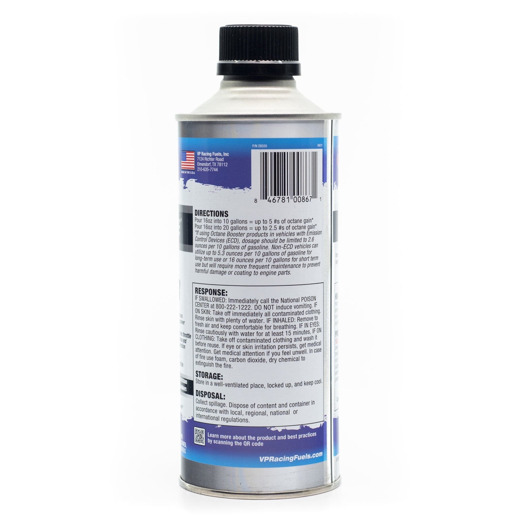 VP Racing Fuels Octane Booster Concentrate 16 oz. - 28555