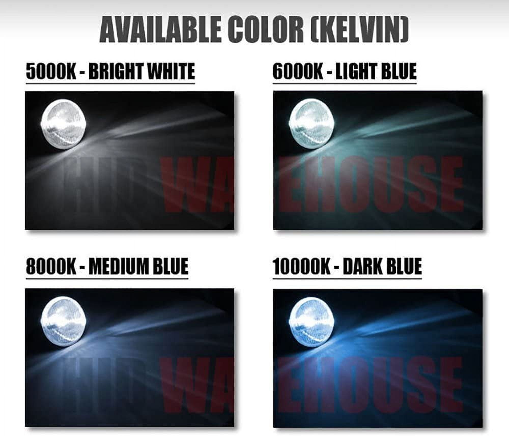 XtremeVision HID Xenon Replacement Bulbs - D2S / D2R / D2C - 5000K Bright White 1 Pair - 2 Year Warranty