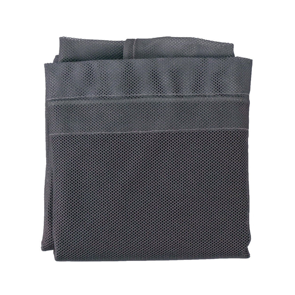 Auto Drive 2PK Grey Color Double Layer Curtain Sun Shade of Product Size 26" x 19.68"