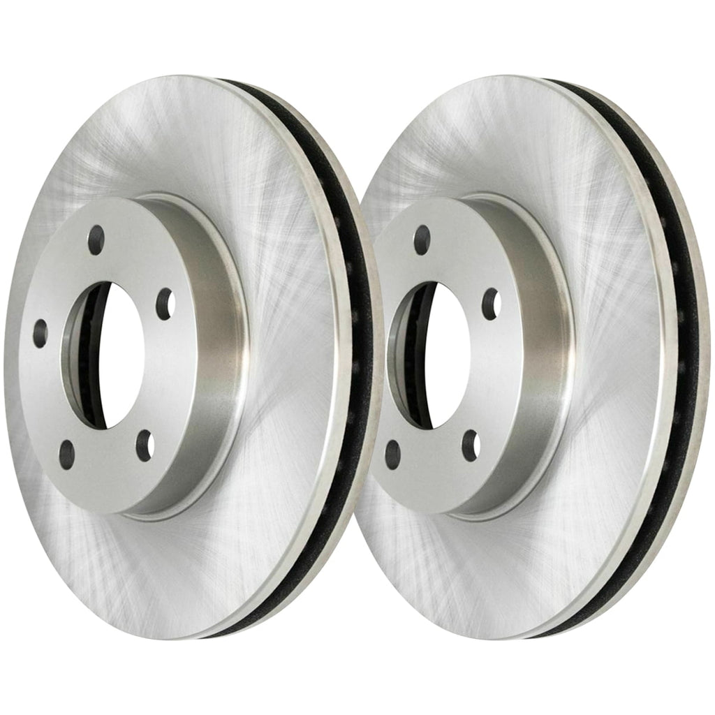 AutoShack Front Brake Rotors and Ceramic Pads Kit Driver and Passenger Side Replacement for 2005-2010 2012 Ford Escape 2005-2010 Mercury Mariner 2005 2006 2008-2011 Mazda Tribute 2.5L 3.0L 4WD AWD FWD