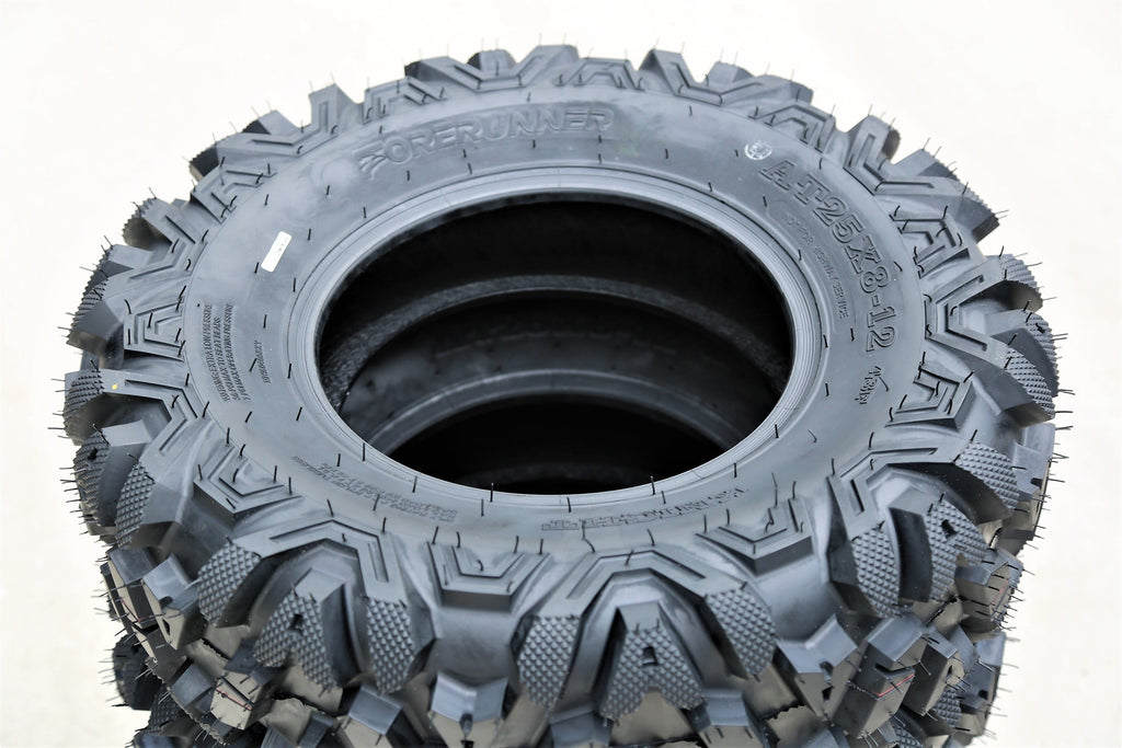 Forerunner Knight 25X8-12 25X8X12 6 Ply M/T ATV UTV Mud Tire