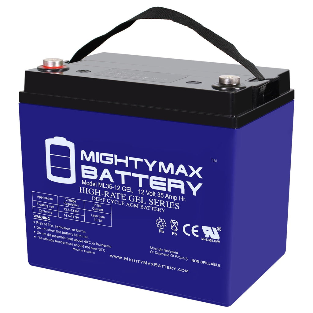 12V 35AH GEL Battery for U1 One New Wheelchair Deep Cycle